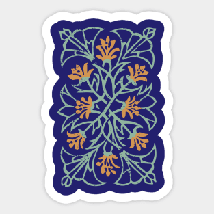 William Morris Cutout Design Sticker